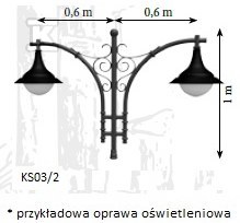 Korona stylowa KS03/2-76/01
