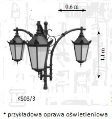 Korona stylowa KS03/3-76/01