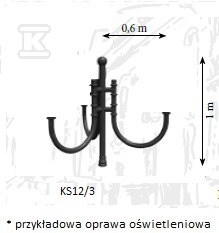 Korona stylowa KS12/3-76/01 - obrazek 1