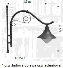 Korona stylowa KS35/1-60/01 - obrazek 1