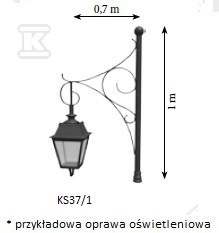 Korona stylowa KS37/1-60/01 - obrazek 1