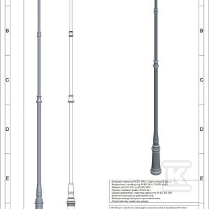 Latarnia LSA(F)6-4/76/F145/01 RAL9005 Latarnia LSA(F)6-4/76/F145/01 RAL9005