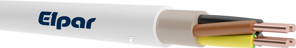 Przewód instalacyjny YDY 750V 4x6 YDY-4X6 - obrazek 1