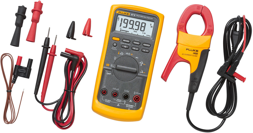 Zestaw do obsługi technicznej Fluke 87V IMSK z multimetrem przemysłowym 3448783 - obrazek 1