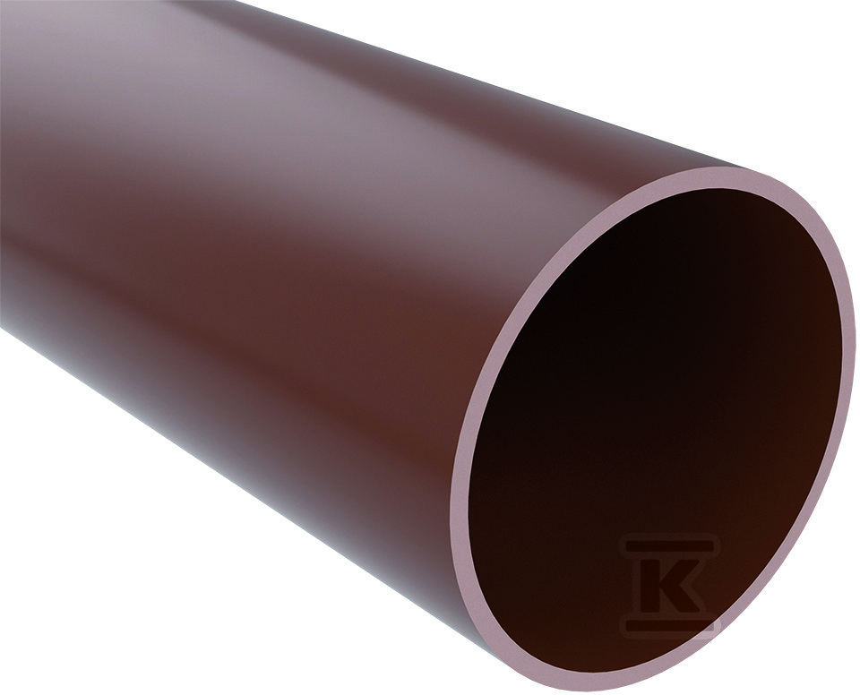 Rura PVC naprawcza DN/ID300-DN/OD325 L=3m, bezkielichowa gładka, kolor brązowy RR3000300_0001 - obrazek 1