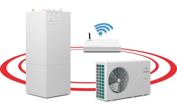Pompa ciepła powietrzna monoblok Prima 10GT – 10 kW, 1 fazowa, 230 V R32 szafa hydrauliczna GT160, centrala Smart Home Sinum Lite SG-000646S