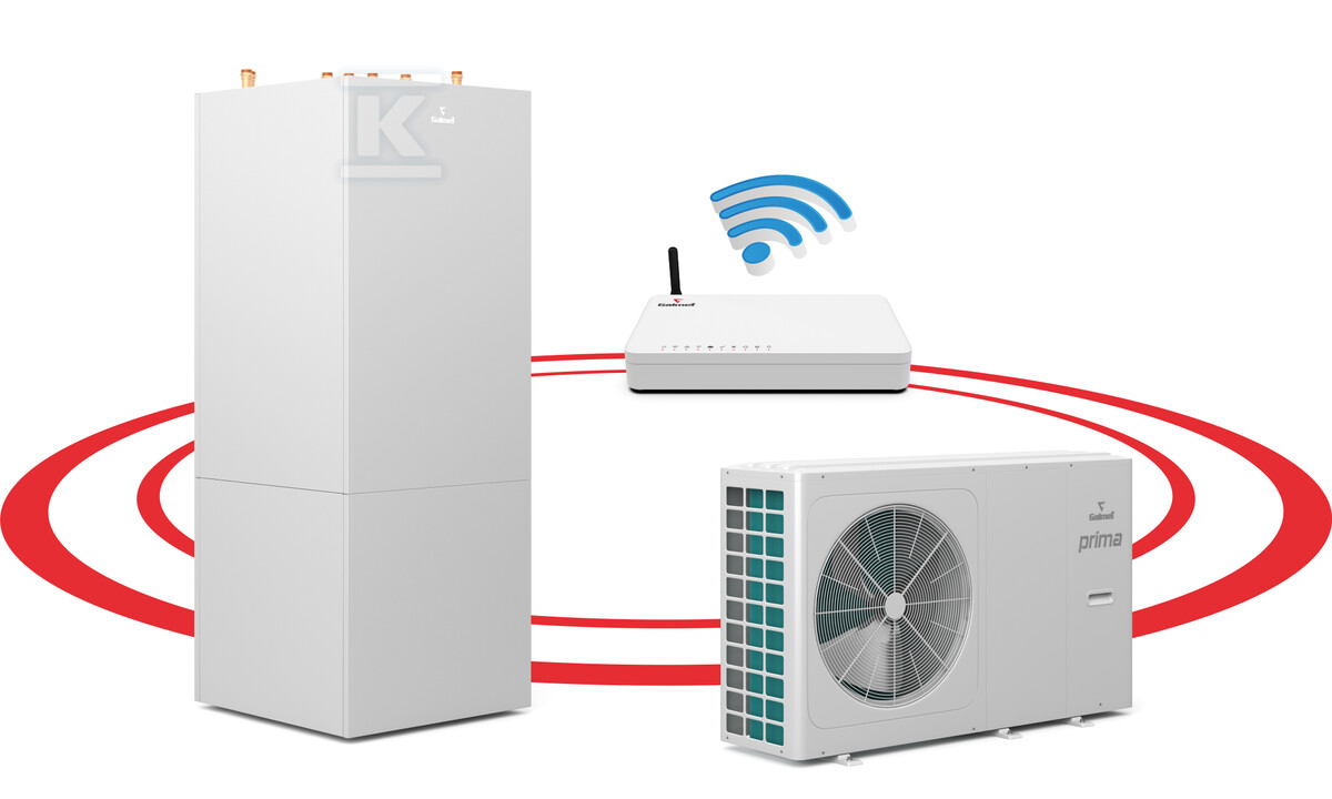 Pompa ciepła powietrzna monoblok Prima 10GT - 10 kW, 1 fazowa, 230 V R32 szafa hydrauliczna GT160, centrala Smart Home Sinum Lite SG-000646S - obrazek 1