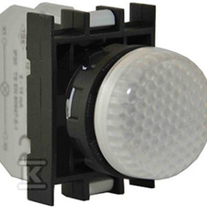 Lampka sygnalizacyjna B z LED, 12-30V AC/DC, biała T0-B050XB Lampka sygnalizacyjna B z LED, 12-30V AC/DC, biała T0-B050XB