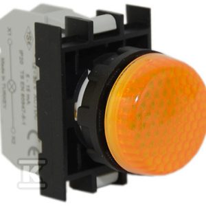 Lampka sygnalizacyjna B z LED, 12-30V AC/DC, żółta T0-B080XS Lampka sygnalizacyjna B z LED, 12-30V AC/DC, żółta T0-B080XS