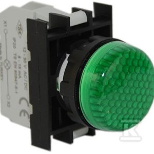Lampka sygnalizacyjna B z LED, 12-30V AC/DC, zielona T0-B090XY Lampka sygnalizacyjna B z LED, 12-30V AC/DC, zielona T0-B090XY