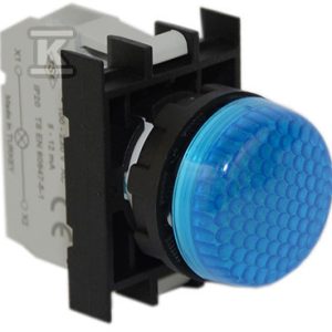 Lampka sygnalizacyjna B z LED, 100-230V AC/DC, niebieska T0-B0M0XM Lampka sygnalizacyjna B z LED, 100-230V AC/DC, niebieska T0-B0M0XM