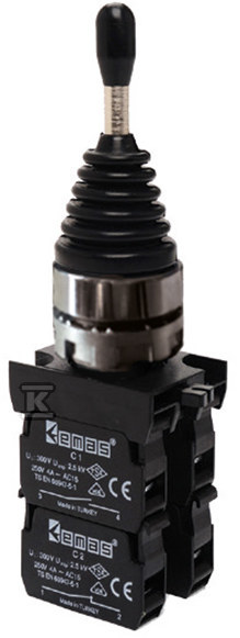 Joystick CM 4-pozycyjny niestabilny (metal), 4NO T0-CM707DJ41