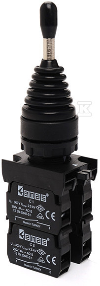 Joystick CP 4-pozycyjny stabilny (tworzywo), 4NO T0-CP707DJ40