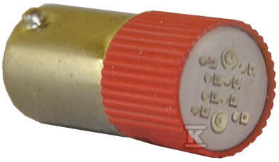 Dioda Ba9S 24V, czerwona T0-LED24K - obrazek 1