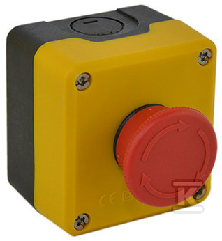 Kaseta czarno-żółta, stop bezpieczeństwa, ryglowany 40 mm (1NC) T0-P1EC400E40