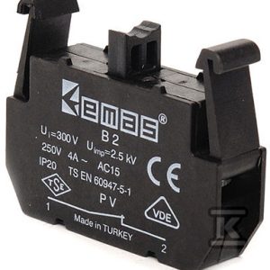 Element łączeniowy 1NC do kaset sterowniczych PV T0-PVB2 Element łączeniowy 1NC do kaset sterowniczych PV T0-PVB2