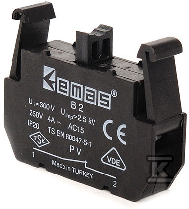 Element łączeniowy 1NC do kaset sterowniczych PV T0-PVB2 - obrazek 1