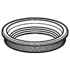 Uszczelka EPDM 110 do kolan i króćców przyłączeniowych kanalizacji wewnętrznej niskoszumowej Silent-PP, sanitarna, kolor czarny 241.797.00.1 - obrazek 1