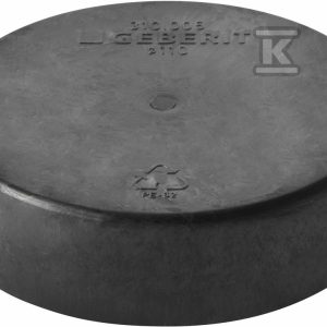 Zaślepka PE Silent-db20 HT 56 sanitarna, do kanalizacji wewnętrznej niskoszumowej, kolor czarny 305.005.14.1 Zaślepka PE Silent-db20 HT 56 sanitarna, do kanalizacji wewnętrznej niskoszumowej, kolor czarny 305.005.14.1