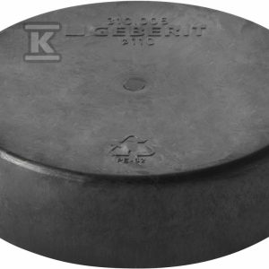 Zaślepka PE Silent-db20 HT 75 sanitarna, do kanalizacji wewnętrznej niskoszumowej, kolor czarny 307.005.14.1 Zaślepka PE Silent-db20 HT 75 sanitarna, do kanalizacji wewnętrznej niskoszumowej, kolor czarny 307.005.14.1