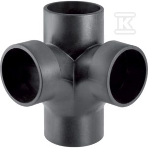 Złączka wielorozgałęźna (4-rozgałęźna) PE Silent-db20 88.5st./podejście co 90st. 110x110x110, sanitarna, do kanalizacji wewnętrznej niskoszumowej, kolor czarny 310.083.14.1 Złączka wielorozgałęźna (4-rozgałęźna) PE Silent-db20 88.5st./podejście co 90st. 110x110x110, sanitarna, do kanalizacji wewnętrznej niskoszumowej, kolor czarny 310.083.14.1