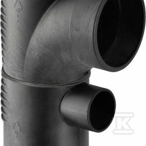 Trójnik podwójny PE Silent-db20 HT 110x90x56/88.5 łagodny wlot, jednopłaszczyznowy, sanitarny, do kanalizacji wewnętrznej niskoszumowej, kolor czarny 310.811.14.1 Trójnik podwójny PE Silent-db20 HT 110x90x56/88.5 łagodny wlot, jednopłaszczyznowy, sanitarny, do kanalizacji wewnętrznej niskoszumowej, kolor czarny 310.811.14.1
