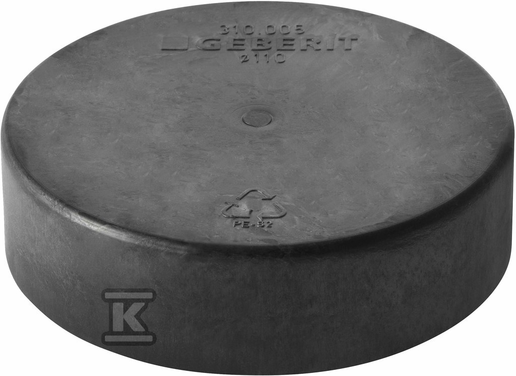 Zaślepka PE Silent-db20 HT 135 sanitarna, do kanalizacji wewnętrznej niskoszumowej, kolor czarny 312.005.14.1 - obrazek 1