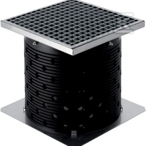 Studzienka rurowa wpustu tarasowego DN56mm o przepustowości 12l/s i 25l/s, do dachów zielonych, do ruchu kołowego z obciążeniem do 1.5t (Pluvia) 359.635.00.1 Studzienka rurowa wpustu tarasowego DN56mm o przepustowości 12l/s i 25l/s, do dachów zielonych, do ruchu kołowego z obciążeniem do 1.5t (Pluvia) 359.635.00.1