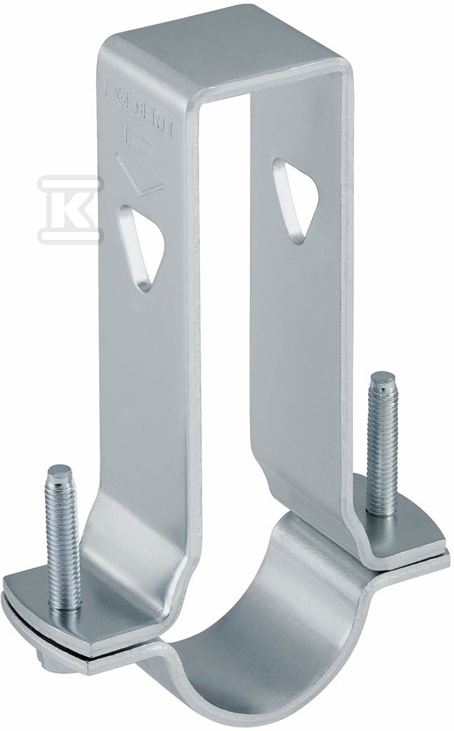 Uchwyt do rur 40mm regulowany, stalowy ocynkowany (Pluvia) 360.861.00.1 - obrazek 1