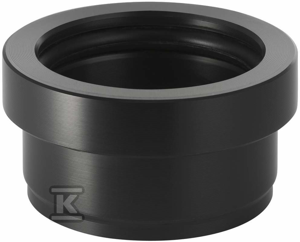 Kielich przyłączeniowy PEHD 50x45 z uszczelką, kolor czarny (kanalizacja HDPE) 361.768.16.1 - obrazek 1