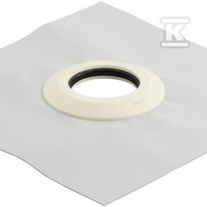 Kołnierz uszczelniający DN56 z folią przyłączeniową SARNAFIL-PVC, wym.48x48x2,5cm, do połączeń klejonych i zgrzewanych, do ochrony przed wilgocią, kolor szary (kanalizacja HDPE) 363.674.00.1 Kołnierz uszczelniający DN56 z folią przyłączeniową SARNAFIL-PVC, wym.48x48x2,5cm, do połączeń klejonych i zgrzewanych, do ochrony przed wilgocią, kolor szary (kanalizacja HDPE) 363.674.00.1