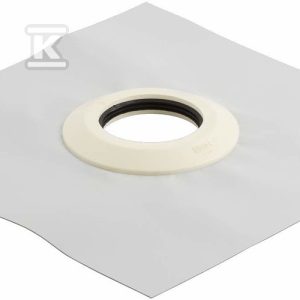 Kołnierz uszczelniający DN75 z folią przyłączeniową SARNAFIL-PVC, wym.48x48x2,5cm, do połączeń klejonych i zgrzewanych, do ochrony przed wilgocią, kolor szary (kanalizacja HDPE) 365.674.00.1 Kołnierz uszczelniający DN75 z folią przyłączeniową SARNAFIL-PVC, wym.48x48x2,5cm, do połączeń klejonych i zgrzewanych, do ochrony przed wilgocią, kolor szary (kanalizacja HDPE) 365.674.00.1
