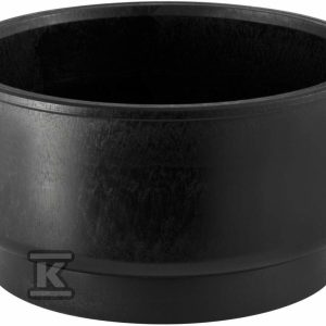 Kielich podłączeniowy PEHD 110 krótki H=7cm, z uszczelką, do stojcych misek WC, kolor czarny (kanalizacja HDPE) 367.898.16.1 Kielich podłączeniowy PEHD 110 krótki H=7cm, z uszczelką, do stojcych misek WC, kolor czarny (kanalizacja HDPE) 367.898.16.1