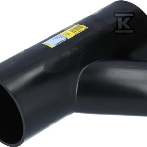 Trójnik PEHD 125×90/45 skośny, kolor czarny (kanalizacja HDPE) 368.130.16.1