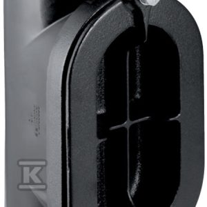 Czyszczak PEHD 160/90st. prosty, z owalnym otworem rewizyjnym, kolor czarny (kanalizacja HDPE) 369.454.16.1