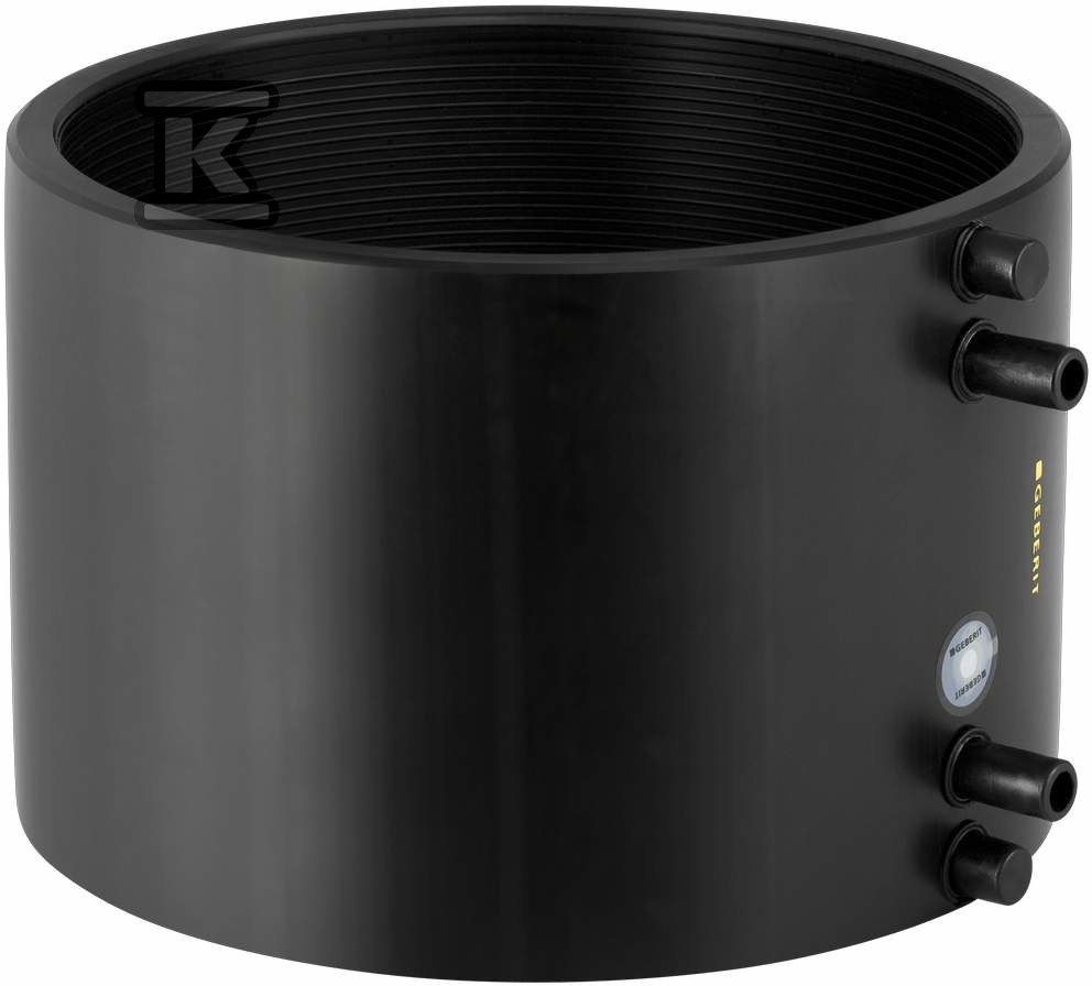 Mufa elektrooporowa (elektromufa) PEHD 250, kolor czarny (kanalizacja HDPE) 371.775.16.1 - obrazek 1