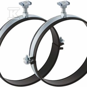 Uchwyt do rur 315mm z opaską elektrozgrzewalną, do mocowania w punkcie stałym, stalowy ocynkowany (Pluvia) 372.861.00.1 Uchwyt do rur 315mm z opaską elektrozgrzewalną, do mocowania w punkcie stałym, stalowy ocynkowany (Pluvia) 372.861.00.1