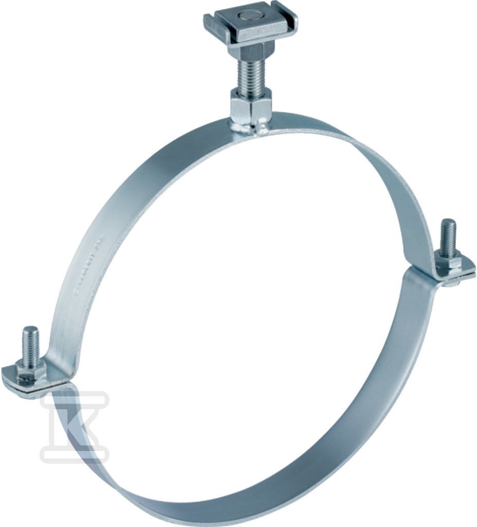 Uchwyt do rur 315mm regulowany, stalowy ocynkowany (Pluvia) 372.862.00.1 - obrazek 1