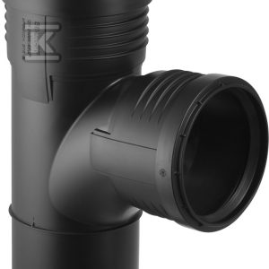 Trójnik Silent-PP HT 110×110/87.5 sanitarny, do kanalizacji wewnętrznej niskoszumowej, kolor czarny 390.555.14.1 Trójnik Silent-PP HT 110×110/87.5 sanitarny, do kanalizacji wewnętrznej niskoszumowej, kolor czarny 390.555.14.1