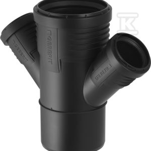 Czwórnik Silent-PP HT 110x50x50/45, jednopłaszczyznowy, sanitarny, do kanalizacji wewnętrznej niskoszumowej, kolor czarny 390.569.14.1 Czwórnik Silent-PP HT 110x50x50/45, jednopłaszczyznowy, sanitarny, do kanalizacji wewnętrznej niskoszumowej, kolor czarny 390.569.14.1