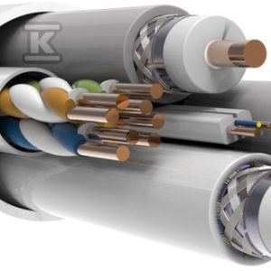 Kabel multimedialny tc multikabel, 2x RG6 / 2x UTP kat.5e / 1x FTTH 2J, (350m) 26556 Kabel multimedialny tc multikabel, 2x RG6 / 2x UTP kat.5e / 1x FTTH 2J, (350m) 26556