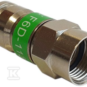 Złącze koncentryczne kompresyjne na RG6 – tc F6D-113 26744