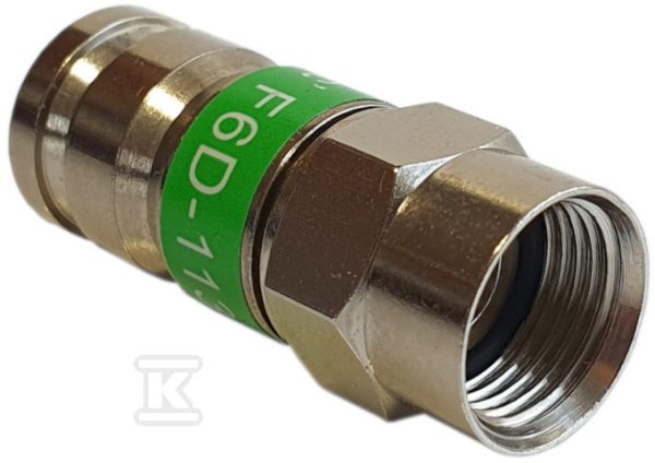 Złącze koncentryczne kompresyjne na RG6 – tc F6D-113 26744