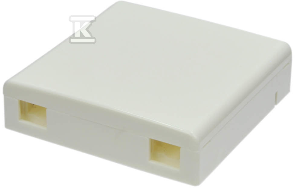 Gniazdo optyczne FTTH 2F, BOX-2C (2xSC) 26599 - obrazek 1
