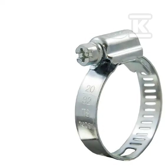 Opaska zaciskowa ślimakowa skręcana Flowmatik 10-16 mm, szerokość 8,5 mm, stal W1 FL-W1 10-16 - obrazek 1