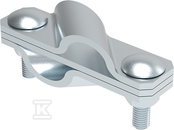 OC Złącze krzyżowe skośne 3-elementowe pręt20/pręt20 11601001 - obrazek 1