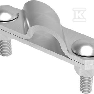 Złącze krzyżowe skośne Ni 2-elementowe pręt20/bed 11601105 Złącze krzyżowe skośne Ni 2-elementowe pręt20/bed 11601105