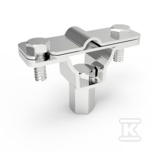 Uchwyt do drutu odgromowego z łącznikiem 12501105 Uchwyt do drutu odgromowego z łącznikiem 12501105