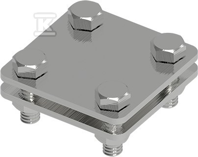 Złącze uniwersalne Ni 2-elementowe 60x60 bed/bed 21400105 - obrazek 1