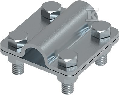 OC Złącze uniwersalne 2-elementowe 60X60 bed/pręt16 21400301 - obrazek 1